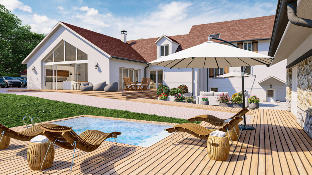 Extension d'une maison individuelle avec rénovation