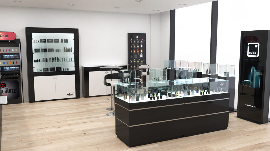 Aménagement d'un magasin dans une zone commerciale