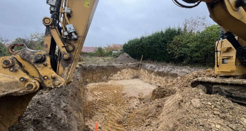 Démarrage de chantier & Terrassement  