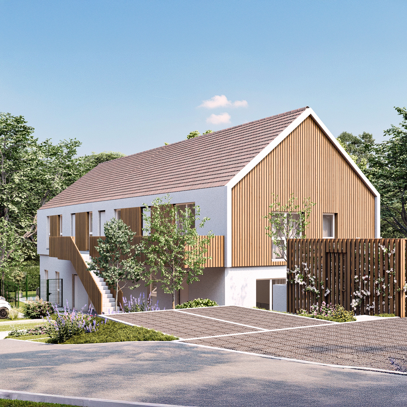 Construction immeuble 6 appartements Bussy Saint Martin 77 | Cabinet architecte