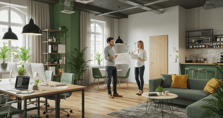 Les meilleures solutions pour aménager des espaces coworking avec un architecte