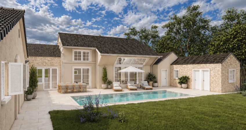 Projet Extension & Aménagement Paysager Lagny  