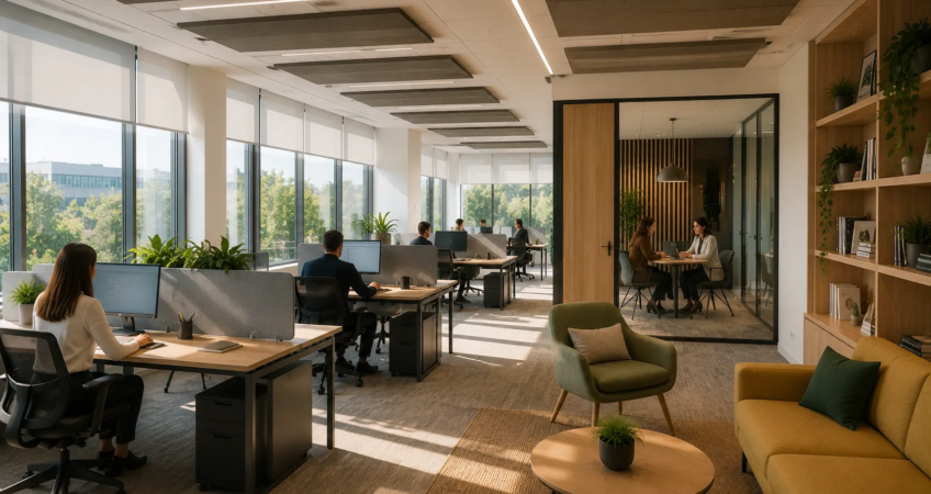 Lumière naturelle dans les bureaux : améliorer le confort sans éblouissement  